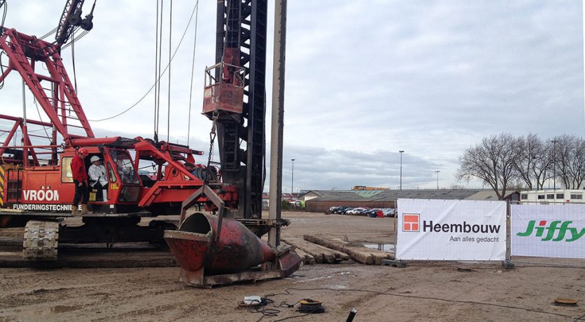Jiffy slaat eerste paal nieuwe productielocatie in Zwijndrecht