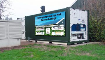 Akkerbouwer slaat zonne-energie op in reuzenaccu