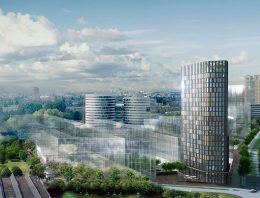 Amsterdams hotel bouwt kas op 70 meter hoogte