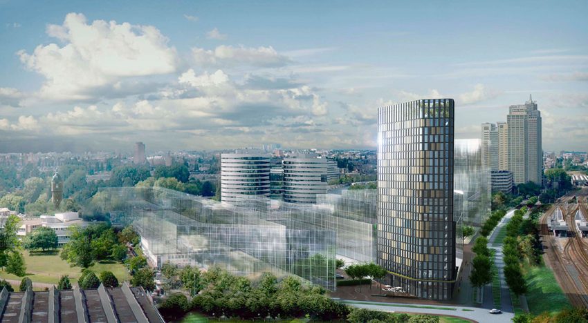Amsterdams hotel bouwt kas op 70 meter hoogte