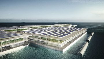 Drijvende boerderij kan bijna 10 ton voedsel per jaar produceren