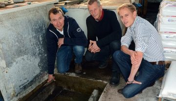 Vermindering hoeveelheid drain door hogere grondwaterstand leliebedrijf