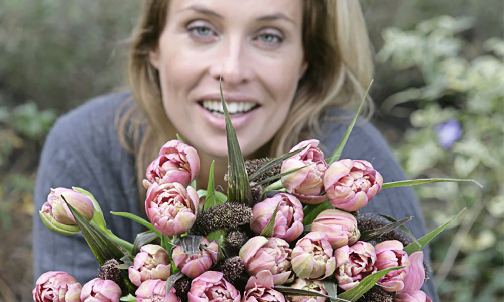 Frederique van der Wal presenteert eerste boeketten ter wereld met ecologische footprint