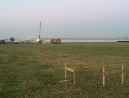 Eerste paal markeert start bouw DaglichtKas Ter Laak Orchids