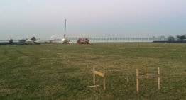 Eerste paal markeert start bouw DaglichtKas Ter Laak Orchids