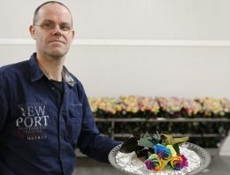 ‘Regenboogroos is in het buitenland niet aan te slepen’