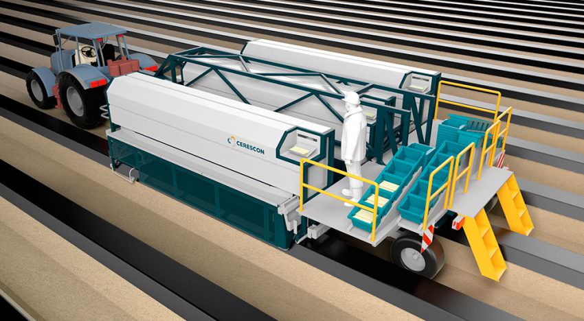 Start-up Cerescon introduceert eerste selectieve aspergesteekrobot