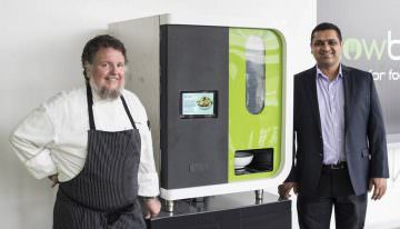 Nieuwe robot maakt met verse groenten zelf salades