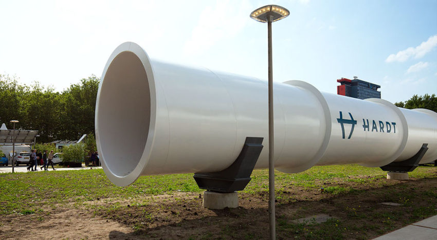 Worden tuinbouwproducten straks per hyperloop vervoerd?