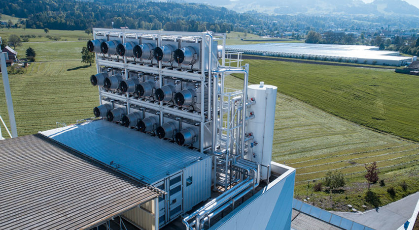 ’s Werelds eerste commerciële CO2-opvanginstallatie is live