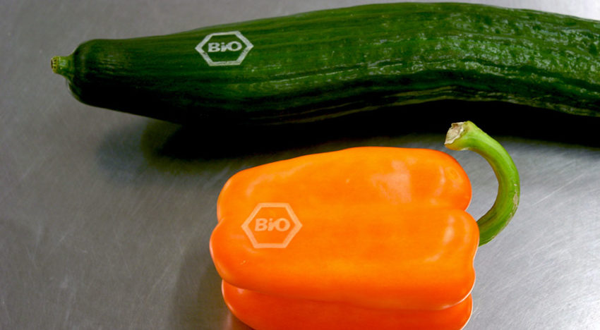 Laserbranding van groenten en fruit in opkomst