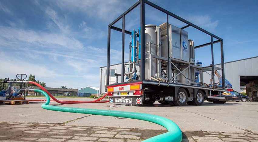 Mobiele waterzuivering maakt grote investeringen overbodig