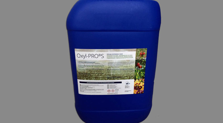 Biocide met werkzame stof waterstofperoxide Biocide met werkzame stof waterstofperoxide