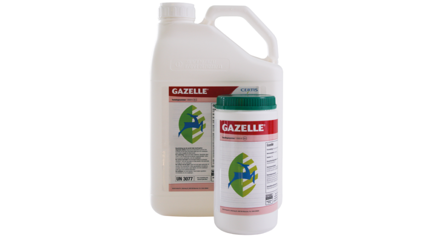 Nieuw etiket Gazelle