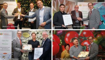 Finalisten Tuinbouw Ondernemersprijs bekend