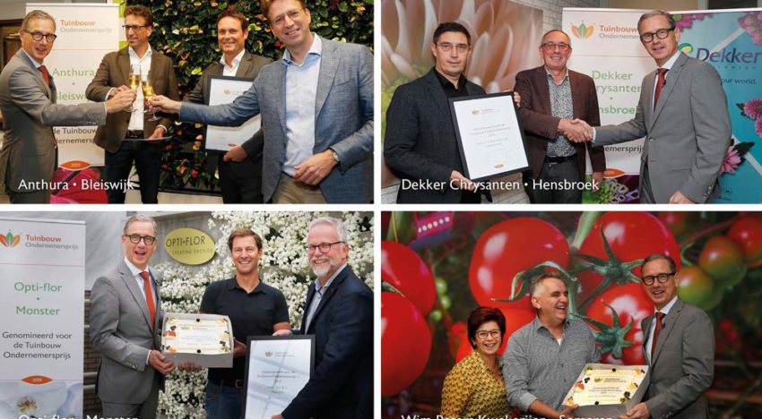 Finalisten Tuinbouw Ondernemersprijs bekend Finalisten Tuinbouw Ondernemersprijs bekend