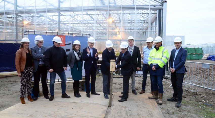 Dümmen Orange slaat eerste paal nieuw Breeding Technology Centre in De Lier Dümmen Orange slaat eerste paal nieuw Breeding Technology Centre in De Lier