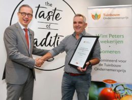 Tomatenteler Wim Peters toch trots op nominatie
