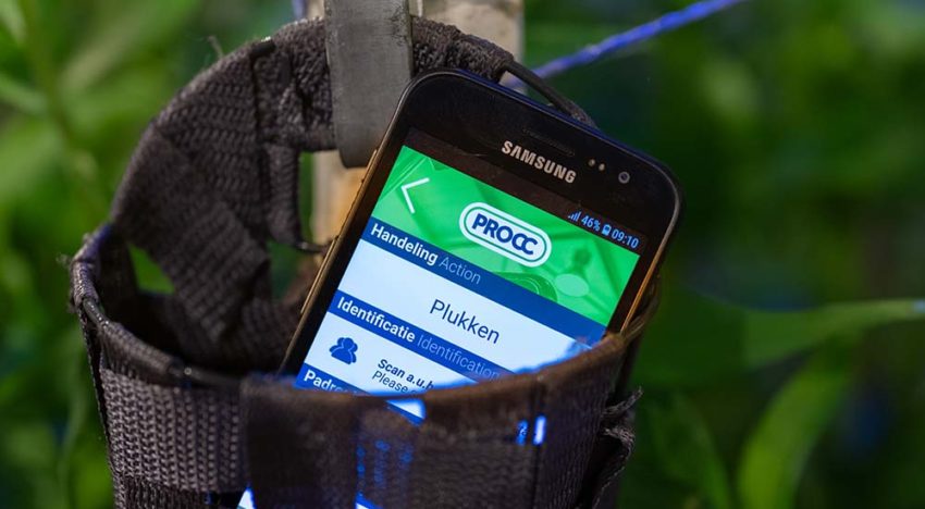 Flexibel systeem voor arbeid- en teeltregistratie